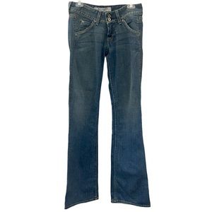 Hudson Low Rise Boot Cut Flap Pocket Denim Jeans